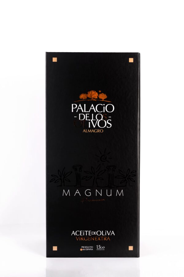 Caja de 3 Magnum + 3 Estuches de aceite de oliva virgen extra Premium de variedad de aceituna Picual - Imagen 6